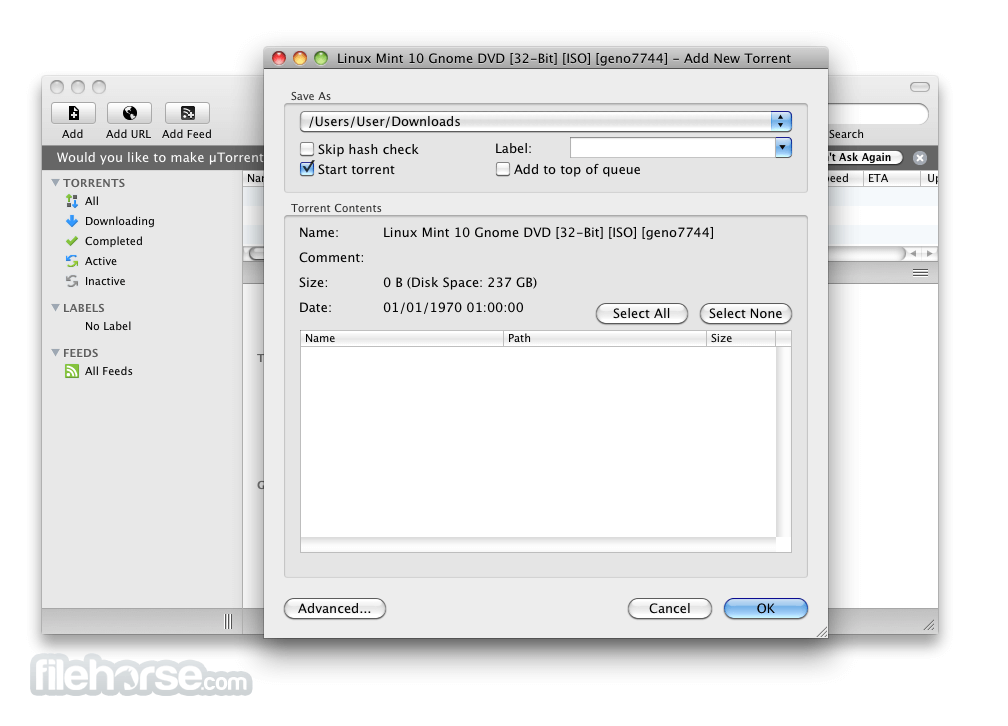 Utorrent software, free download mac os